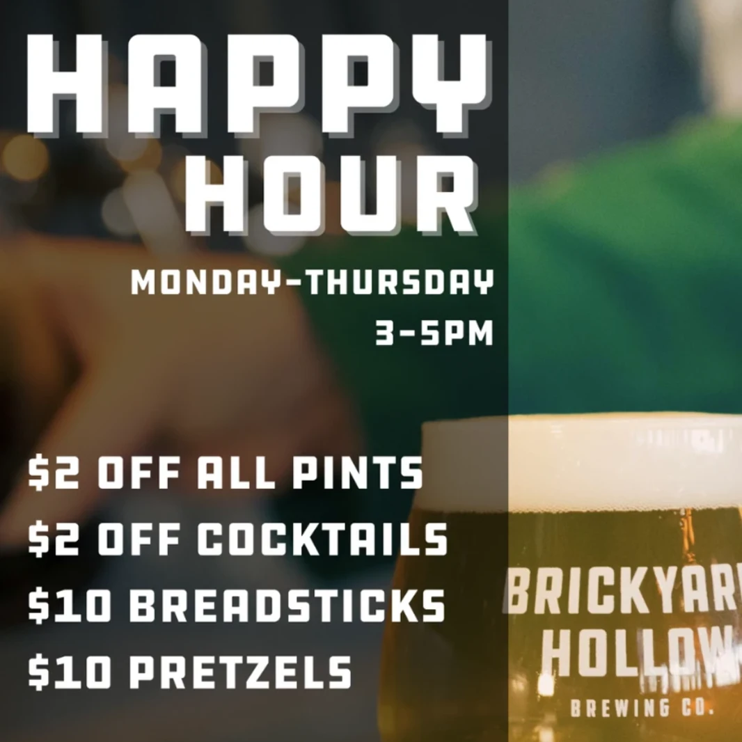 Happy Hour at Brickyard Hollow Brewing Co.