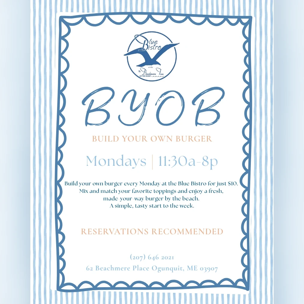 Build-Your-Own-Burger @ Blue Bistro