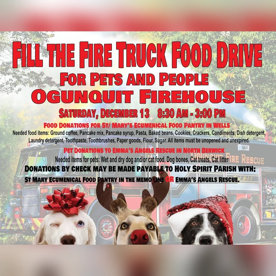 Fill the Fire Truck Food Drive