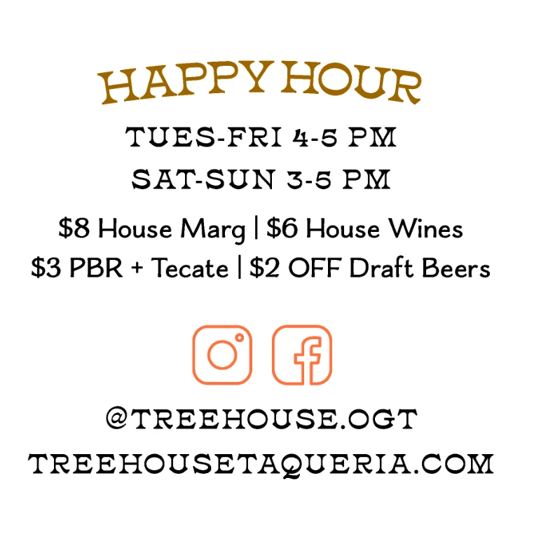 Happy Hour at Treehouse Taqueria